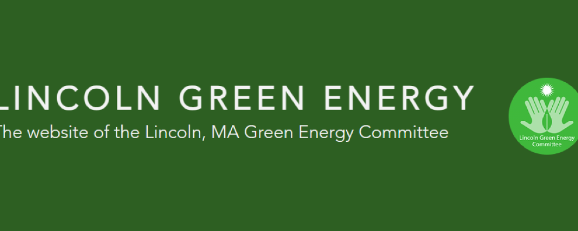 licnoln green energy committee logo