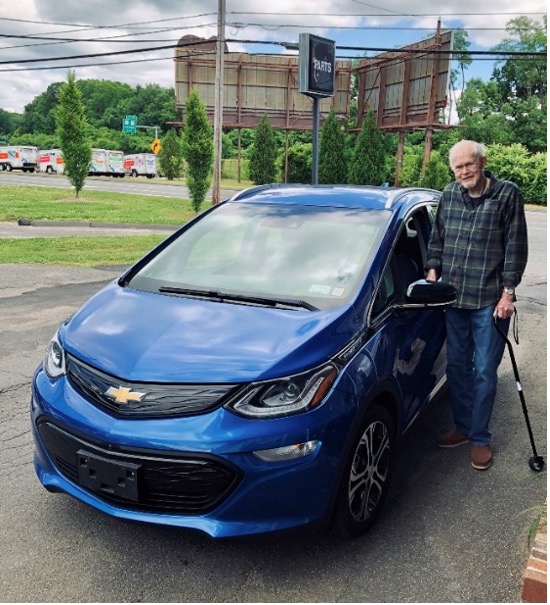 Blue Chevrolet Bolt