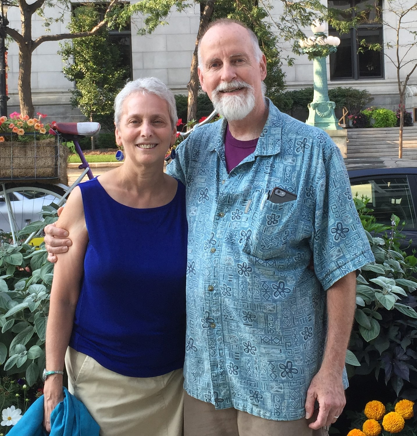 Jenny Silverman and Bob Follansbee