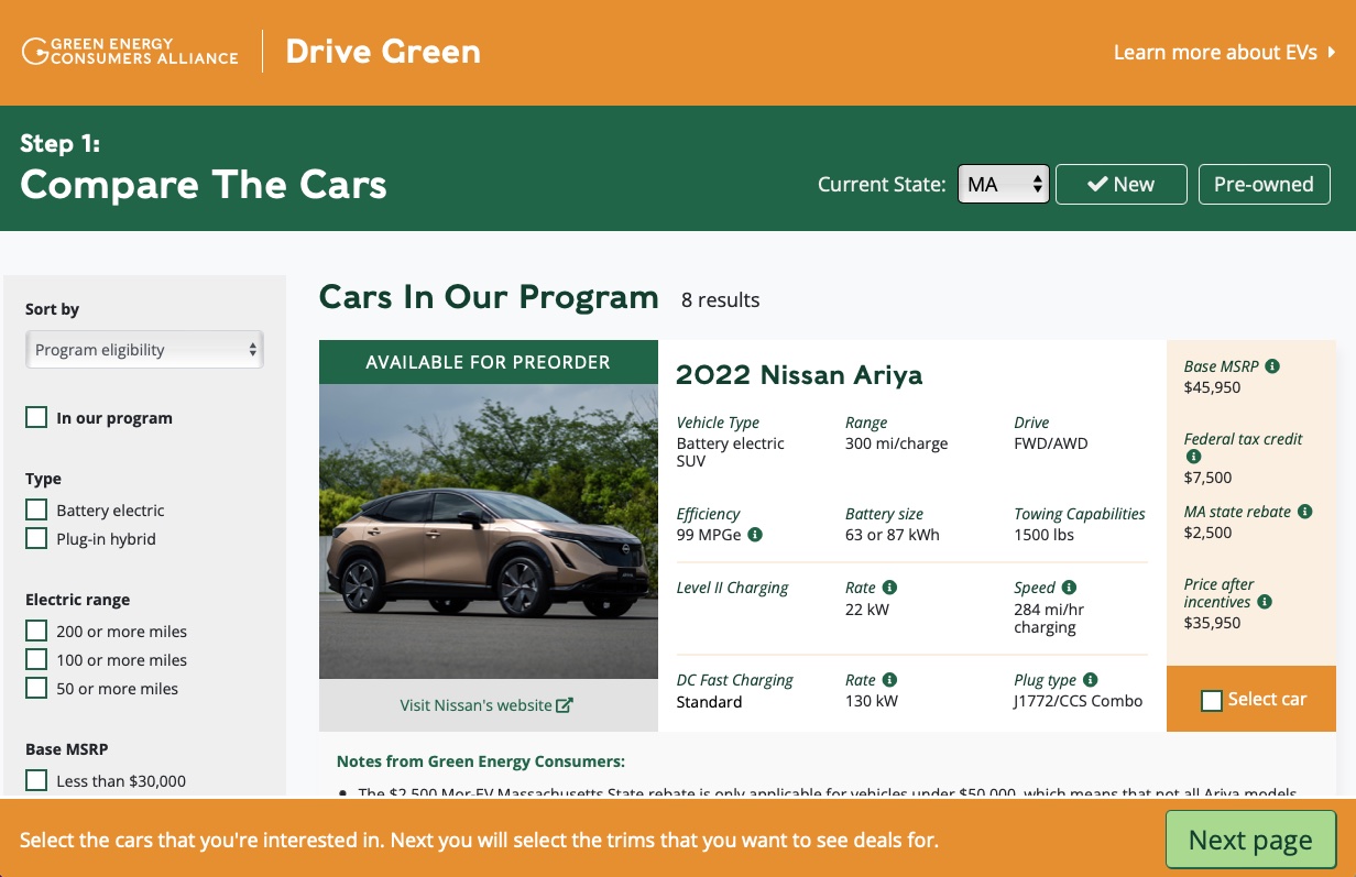 Drive Green form