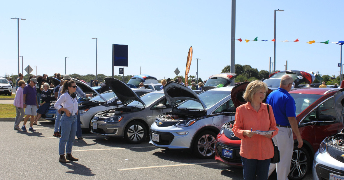 Electric car showcase