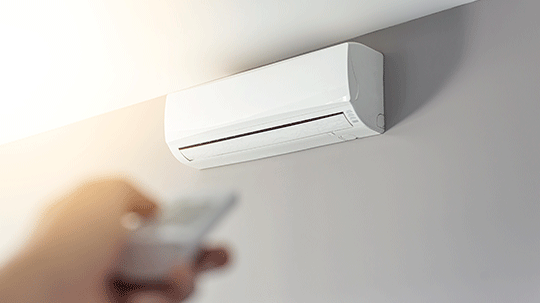 Wall-mounted air source heat pump