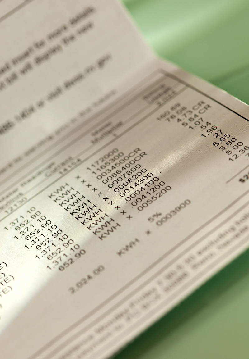 Pay your electric bill as normal