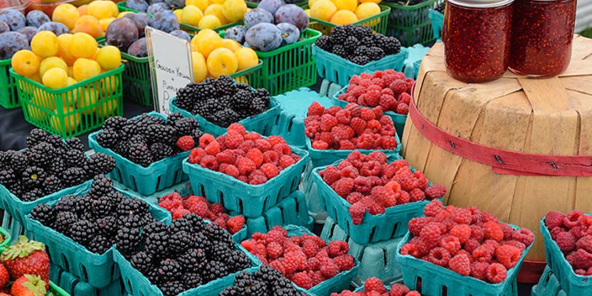 photo of fruits from a farmers market