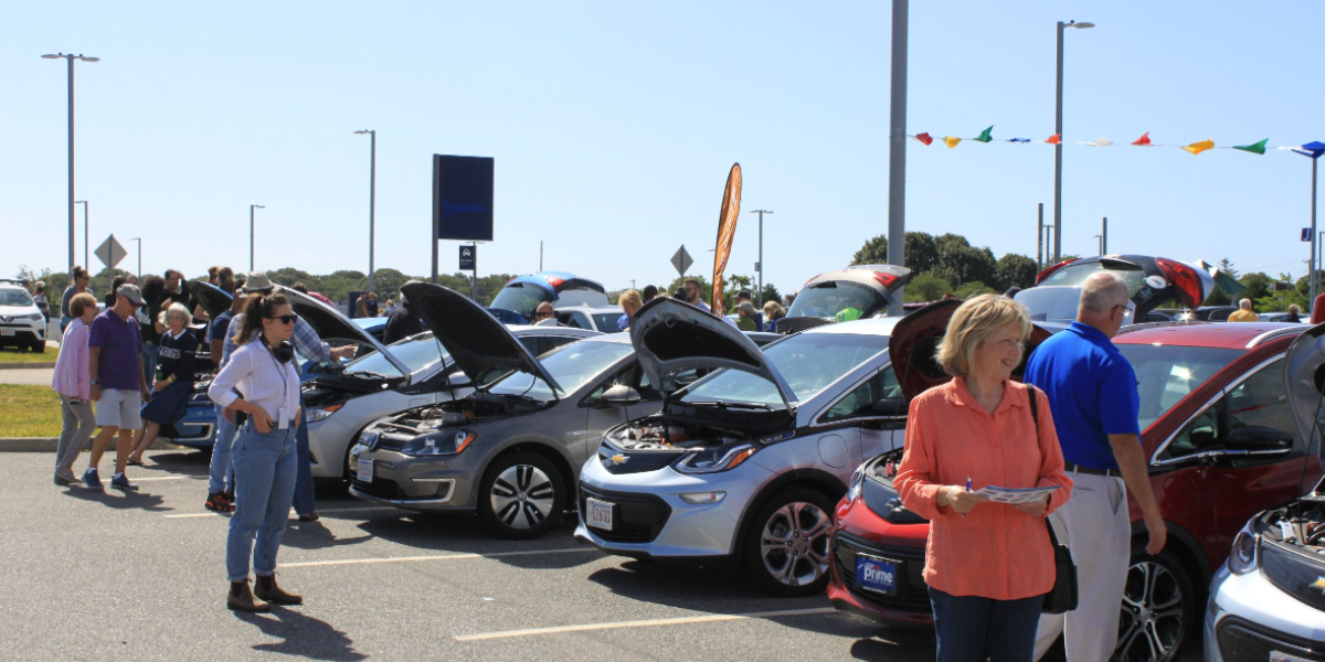 Electric car showcase