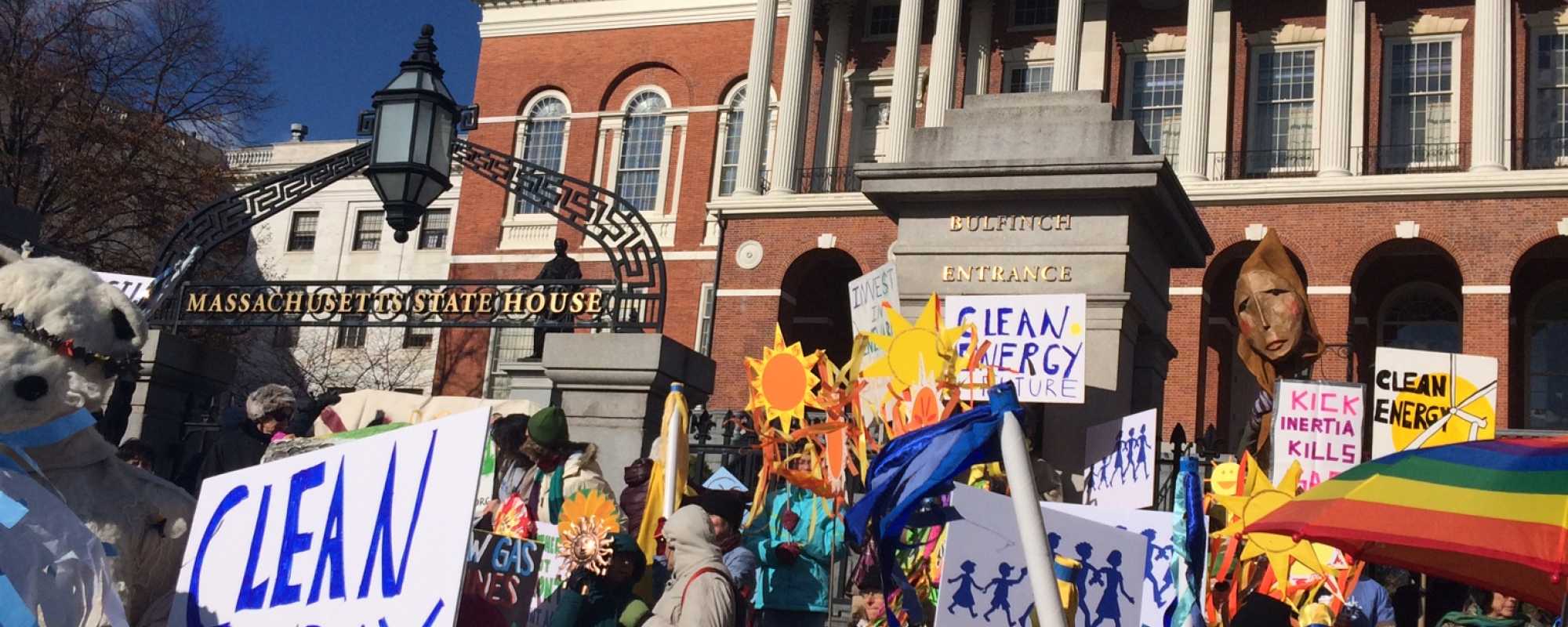 Clean energy protest 
