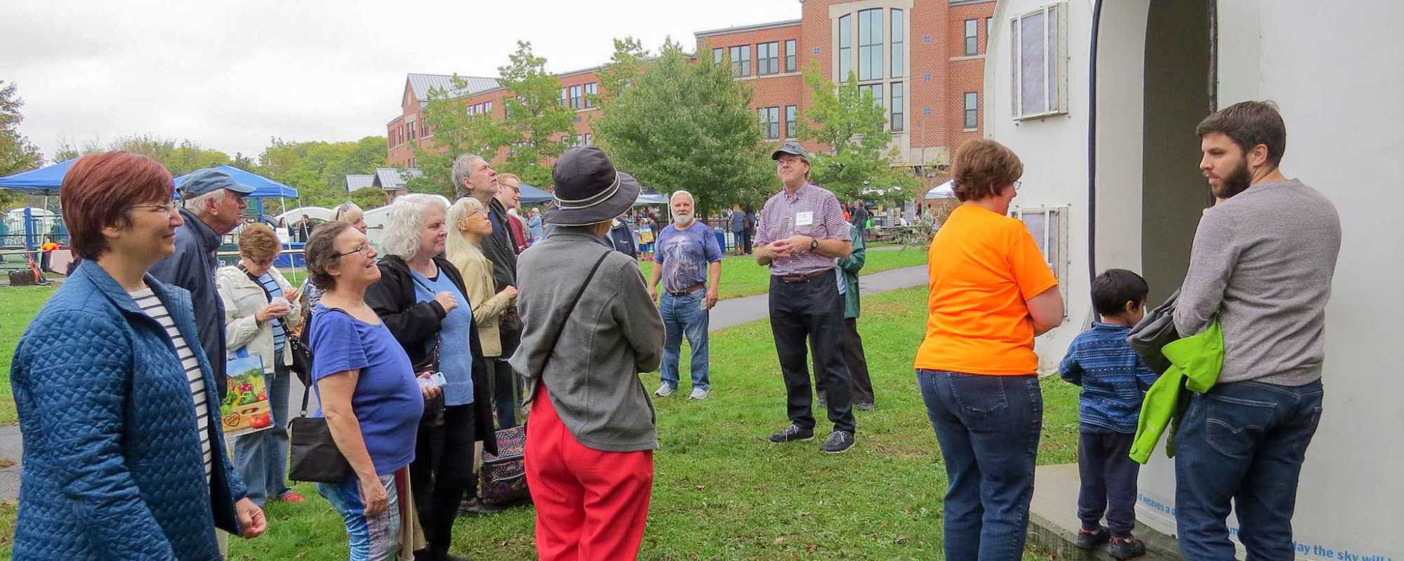 visiting Medford's wind turbine